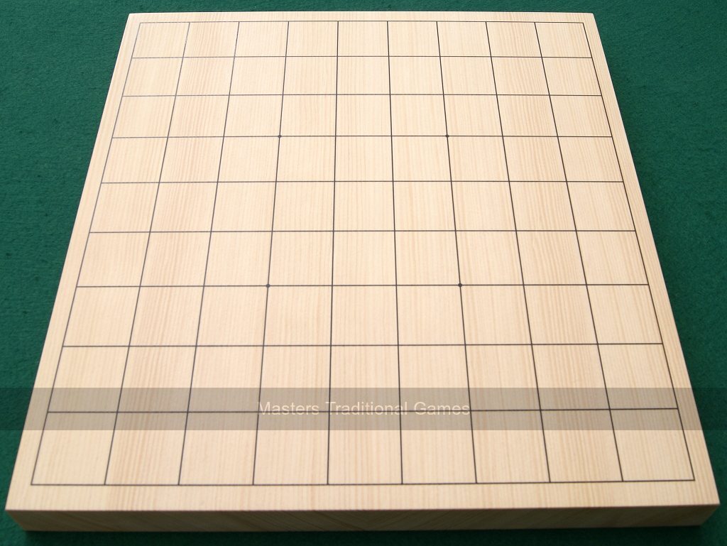 Shin Kaya Table Shogi Board - 2.9cm thick - Masters Traditional Games Shin Kaya Table Shogi Board - 2.9cm thick