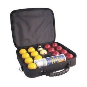 Aramith Pro Cup Pool Balls - Nylon Case (2 inch, 1 7/8 inch white)