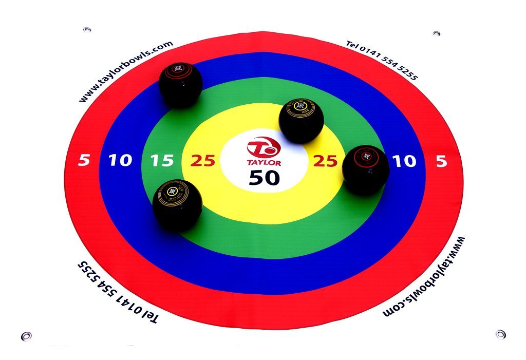 Target Bowls Mat by Taylor Bowls - Masters Traditional Games Target Bowls Mat by Taylor Bowls