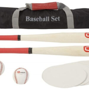 Uber Games Baseball Set - 2 Bats, 2 Balls & 6 Bases - Masters Traditional Games shop Uber Games Baseball Set - 2 Bats, 2 Balls & 6 Bases