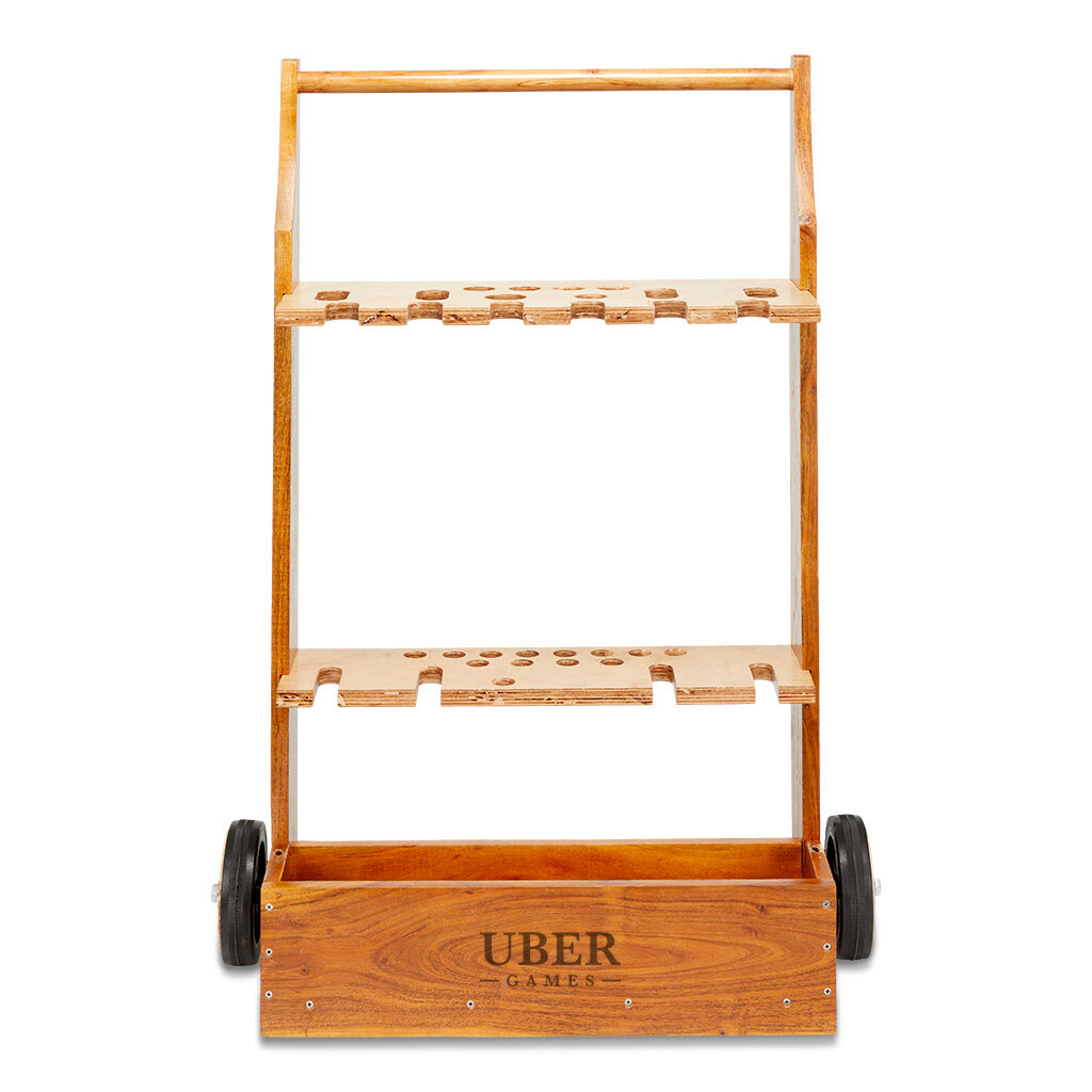 Uber Games Croquet Trolley Stand (for 4 and 6 player croquet sets) - Masters Traditional Games Uber Games Croquet Trolley Stand (for 4 and 6 player croquet sets)