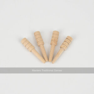 Set of 4 Wooden Cribbage Pegs