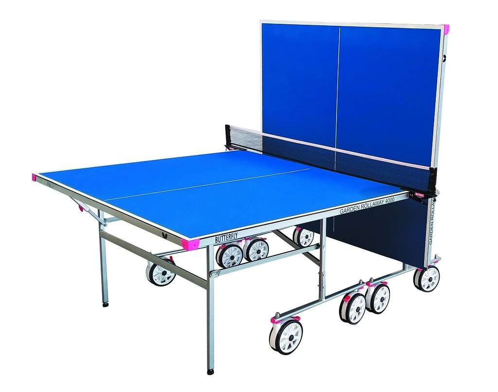 Butterfly Garden Rollaway 4000 Table Tennis Table - Masters Traditional Games Butterfly Garden Rollaway 4000 Table Tennis Table