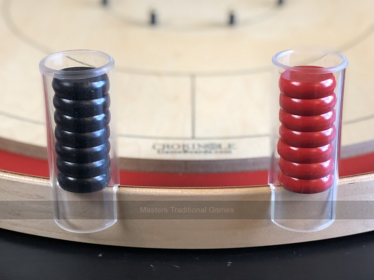 Tracey Crokinole 20 Holders (pair) - Masters Traditional Games Tracey Crokinole 20 Holders (pair)