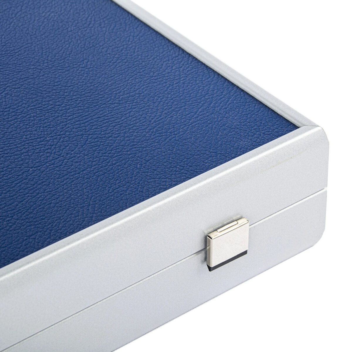 Manopoulos Minimalist Art Navy Blue 19 inch Leatherette Backgammon Set - Masters Traditional Games shop Manopoulos Minimalist Art Navy Blue 19 inch Leatherette Backgammon Set
