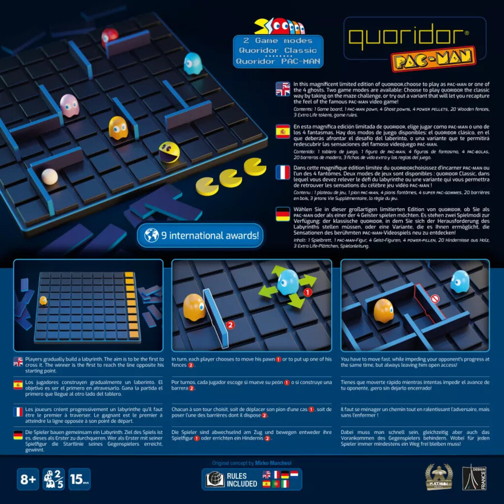 Quoridor Pac-Man - Masters Traditional Games Quoridor Pac-Man