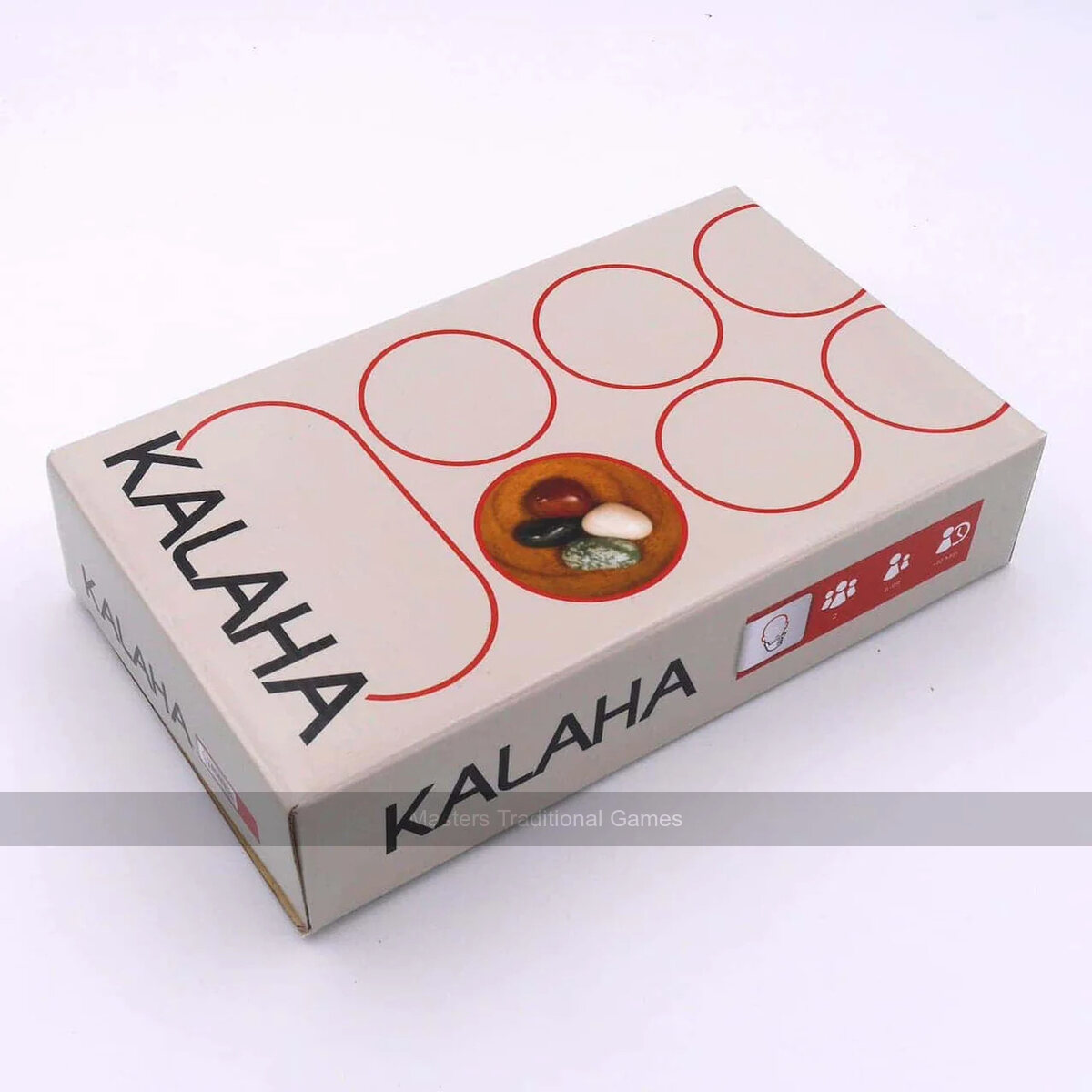 Folding Kalaha Game with Semi-Precious Stones - 2 Colour Wood - Masters Traditional Games shop Folding Kalaha Game with Semi-Precious Stones - 2 Colour Wood