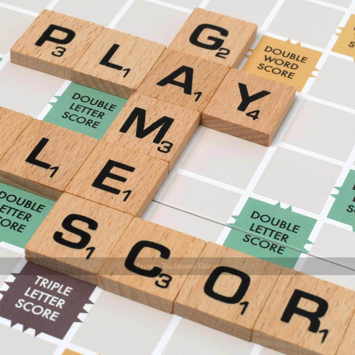 Scrabble - English Retro Edition In Tin - Masters Traditional Games Scrabble - English Retro Edition In Tin