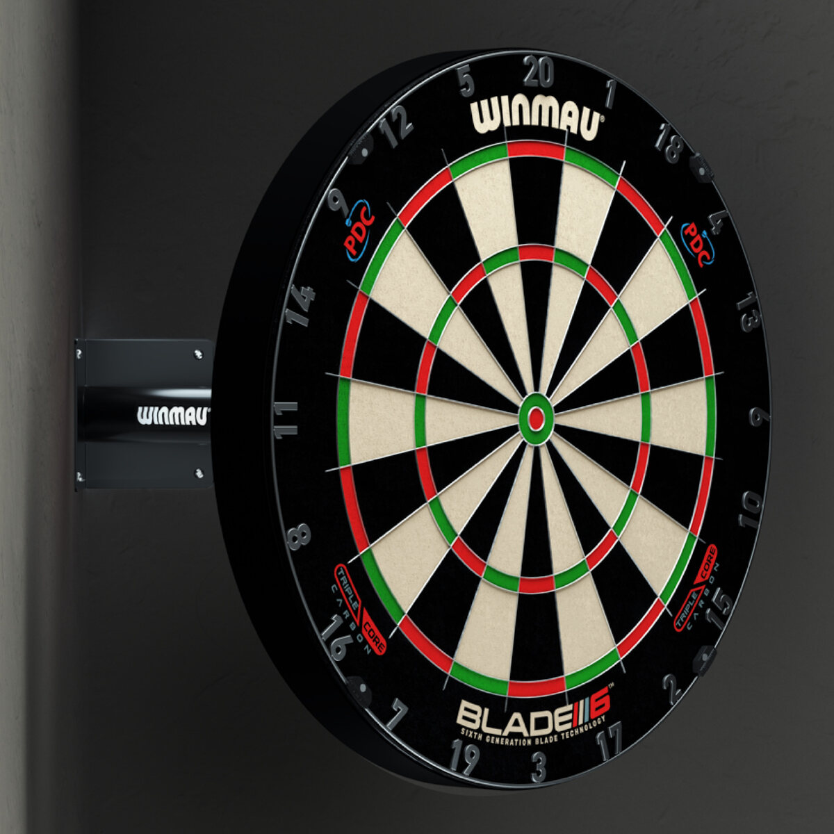 Winmau Edge Corner Dartboard Bracket - Masters Traditional Games Winmau Edge Corner Dartboard Bracket