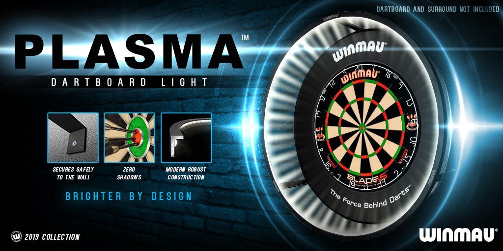 Winmau Plasma Dartboard Light - Masters Traditional Games Winmau Plasma Dartboard Light