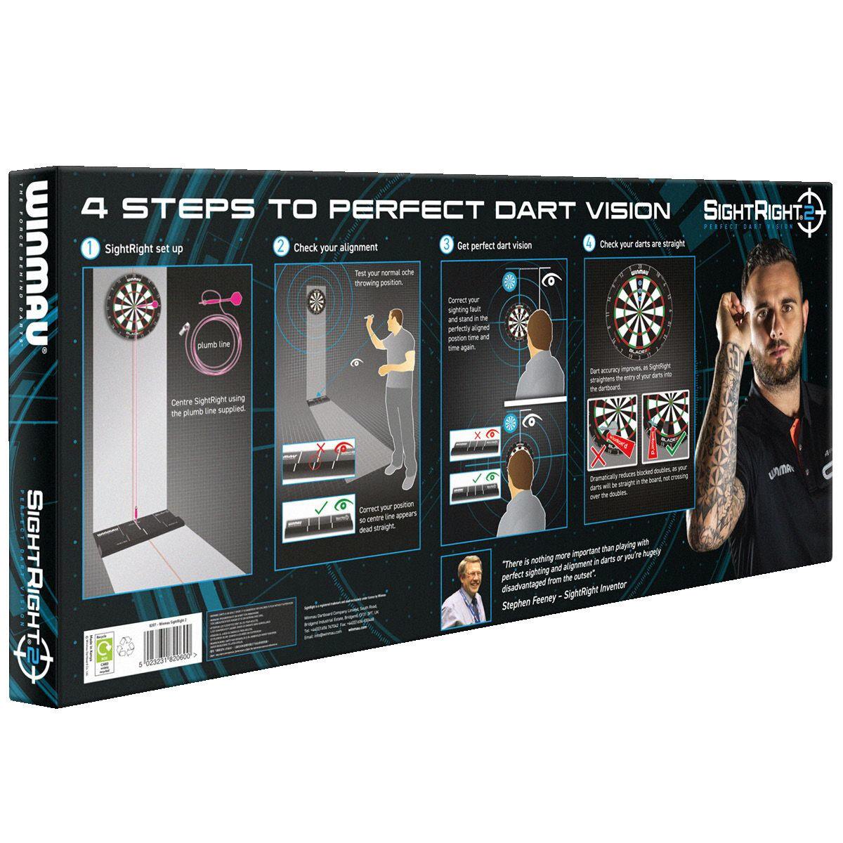 Winmau SightRight 2: Perfect Dart Vision - Masters Traditional Games Winmau SightRight 2: Perfect Dart Vision