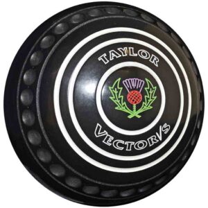 Taylor Vector-VS Bowls - set of 4, black, heavy - Masters Traditional Games shop Taylor Vector-VS Bowls - set of 4, black, heavy