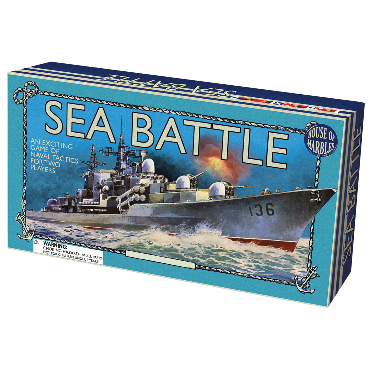 Sea Battle Board Game - Masters Traditional Games Sea Battle Board Game