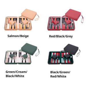 Engelhart 9 inch Backgammon Travel Set - Choice of colour - Masters Traditional Games shop Engelhart 9 inch Backgammon Travel Set - Choice of colour