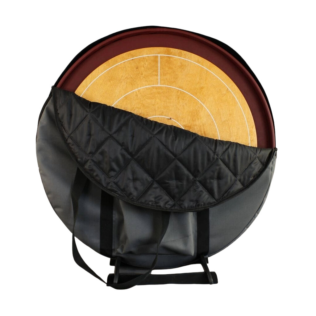 Padded Carry Bag for Round Crokinole and Woodestic Carrooka Boards - Masters Traditional Games Padded Carry Bag for Round Crokinole and Woodestic Carrooka Boards