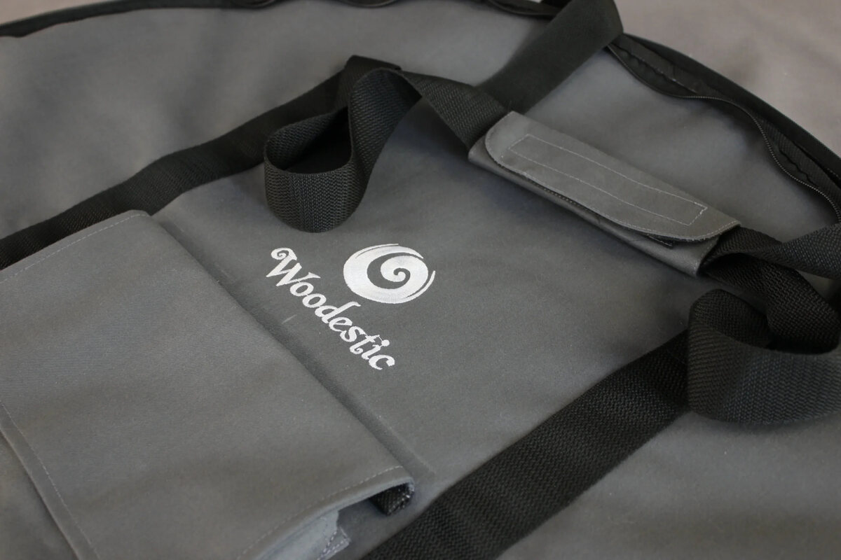 Padded Carry Bag for Round Crokinole and Woodestic Carrooka Boards - Masters Traditional Games Padded Carry Bag for Round Crokinole and Woodestic Carrooka Boards