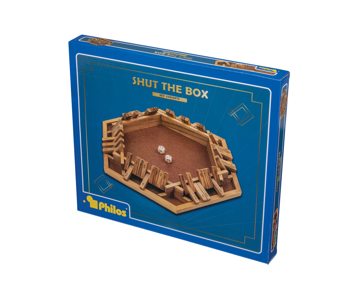 6 Player Shut the Box - 10 numbers - Masters Traditional Games 6 Player Shut the Box - 10 numbers