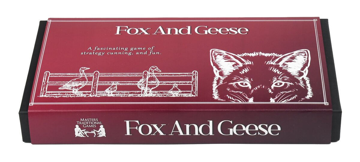 Medieval Fox and Geese (Cloth Board Game in Box) - Masters Traditional Games shop Medieval Fox and Geese (Cloth Board Game in Box)