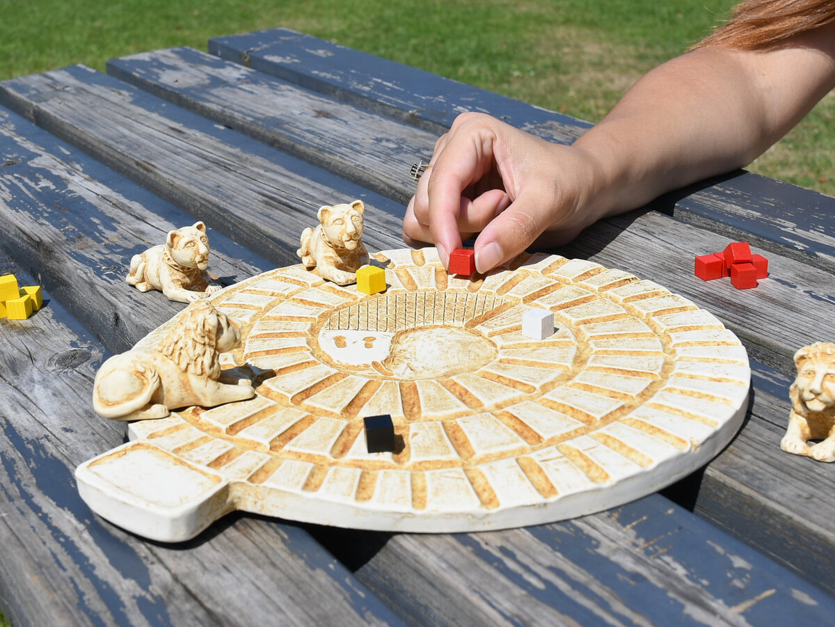 Replica Ancient Egyptian Mehen Game - Masters Traditional Games shop Replica Ancient Egyptian Mehen Game