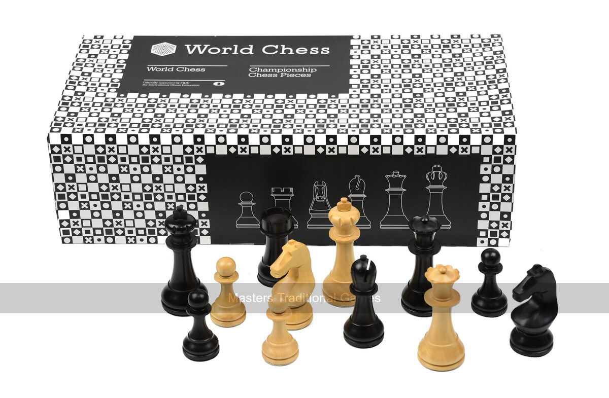 Official World Chess Championship Pieces - Masters Traditional Games shop Official World Chess Championship Pieces