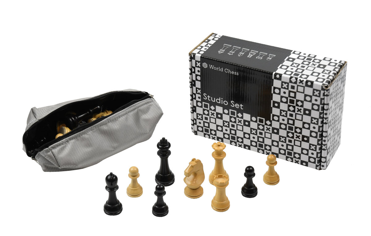 Official World Chess Studio Chess Set - Masters Traditional Games Official World Chess Studio Chess Set