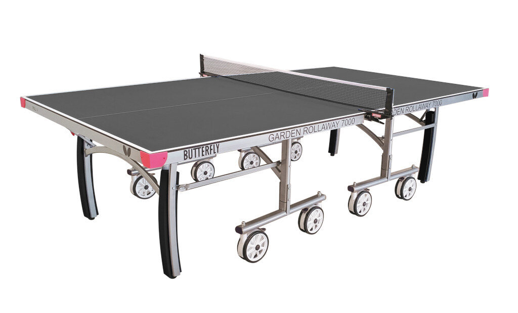 Butterfly Garden Rollaway 7000 Table Tennis Table - Masters Traditional Games Butterfly Garden Rollaway 7000 Table Tennis Table