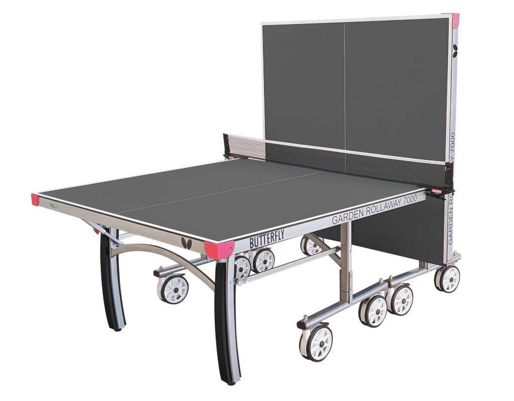 Butterfly Garden Rollaway 7000 Table Tennis Table - Masters Traditional Games Butterfly Garden Rollaway 7000 Table Tennis Table