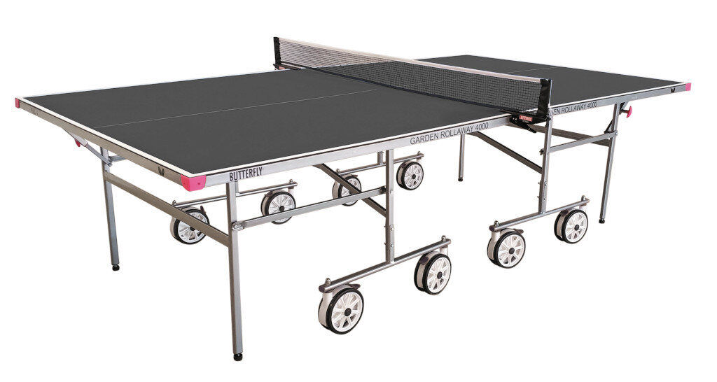 Butterfly Garden Rollaway 4000 Table Tennis Table - Masters Traditional Games Butterfly Garden Rollaway 4000 Table Tennis Table