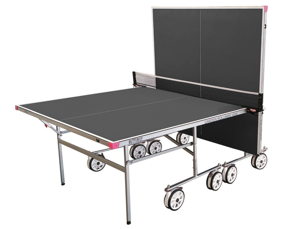 Butterfly Garden Rollaway 4000 Table Tennis Table - Masters Traditional Games Butterfly Garden Rollaway 4000 Table Tennis Table