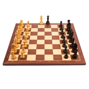 Ferrer - Mahogany Standard Chess Set with indices - 50cm