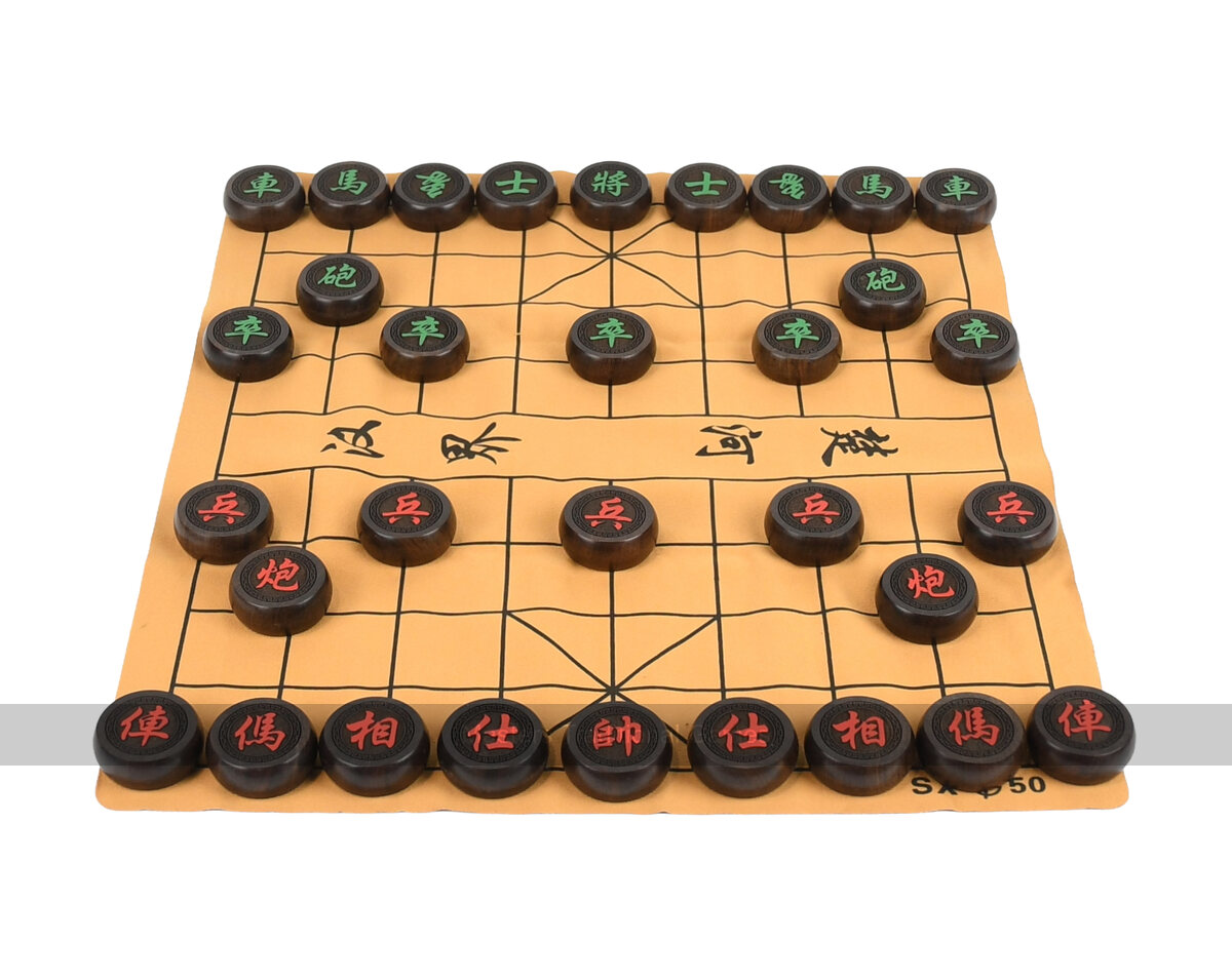 Xiang-Qi - Chinese Chess Set in Luxury Case - 50mm pieces