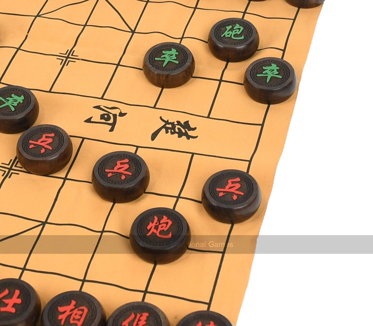 Xiang-Qi - Chinese Chess Set in Luxury Case - 50mm pieces - Masters Traditional Games Xiang-Qi - Chinese Chess Set in Luxury Case - 50mm pieces