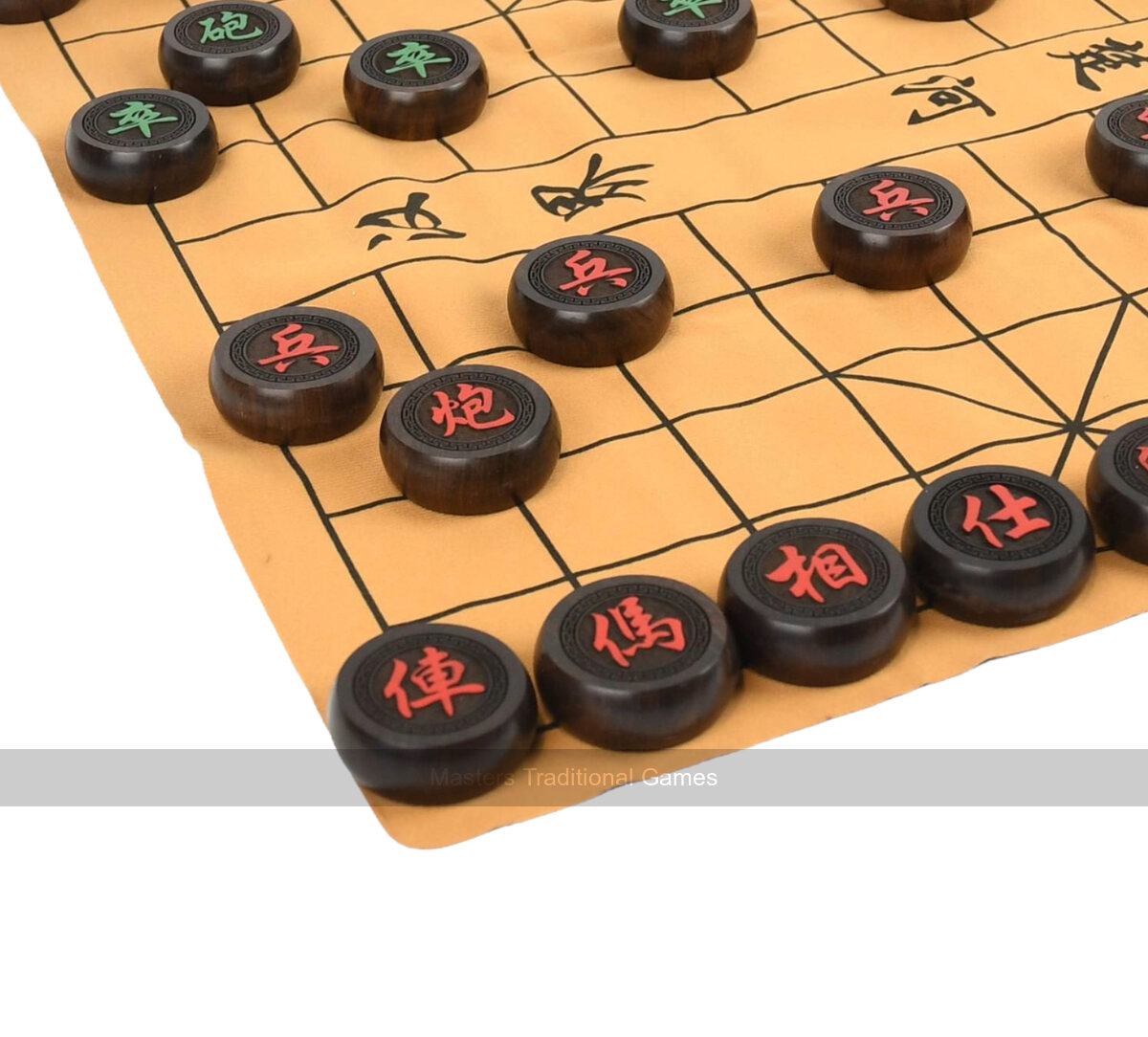 Xiang-Qi - Chinese Chess Set in Luxury Case - 50mm pieces - Masters Traditional Games Xiang-Qi - Chinese Chess Set in Luxury Case - 50mm pieces