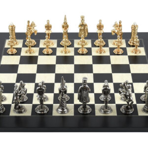 Italfama Camelot Metal Chess Set, 3.5-inch King - Board not included
