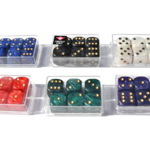 Set of 36 Mother of Pearl Dice - Green, Blue, Purple, Red, White & Black - Masters Traditional Games shop Set of 36 Mother of Pearl Dice - Green, Blue, Purple, Red, White & Black