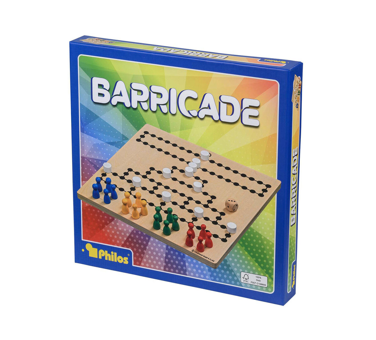 Wooden Barricade Game by Philos - Masters Traditional Games Wooden Barricade Game by Philos