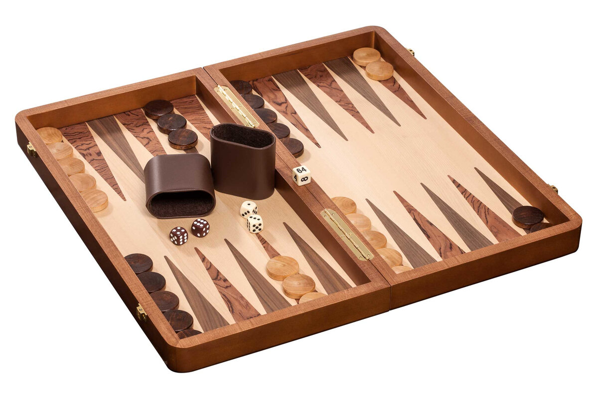 Philos Chess, Backgammon & Draughts Set - Masters Traditional Games Philos Chess, Backgammon & Draughts Set