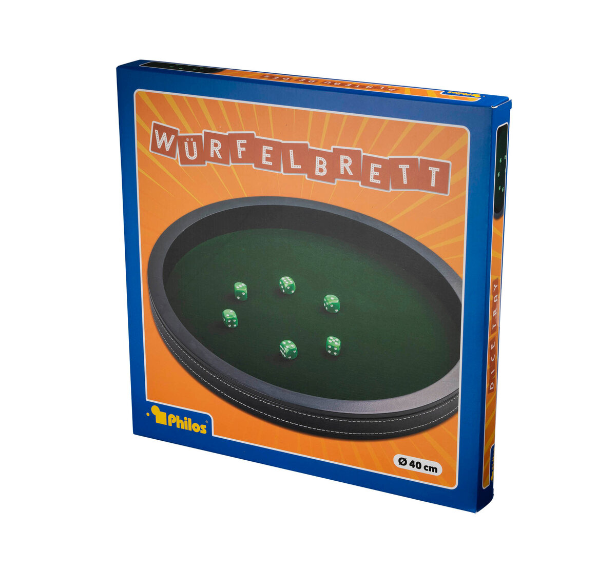 Dice Tray - Extra Large with leatherette decoration - Masters Traditional Games Dice Tray - Extra Large with leatherette decoration