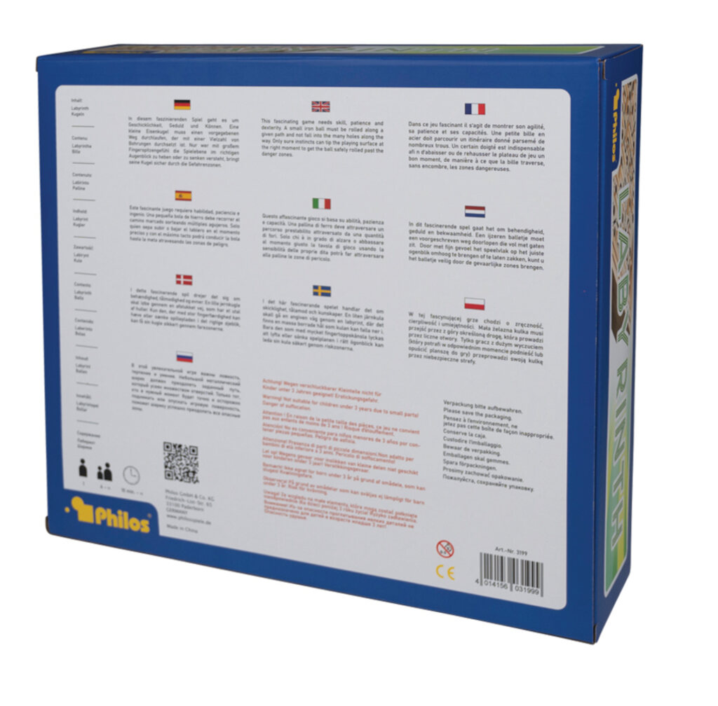 Philos Labyrinth Puzzle Game - Masters Traditional Games shop Philos Labyrinth Puzzle Game