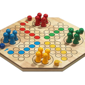 Ludo - Large Wooden Board - Masters Traditional Games shop Ludo - Large Wooden Board