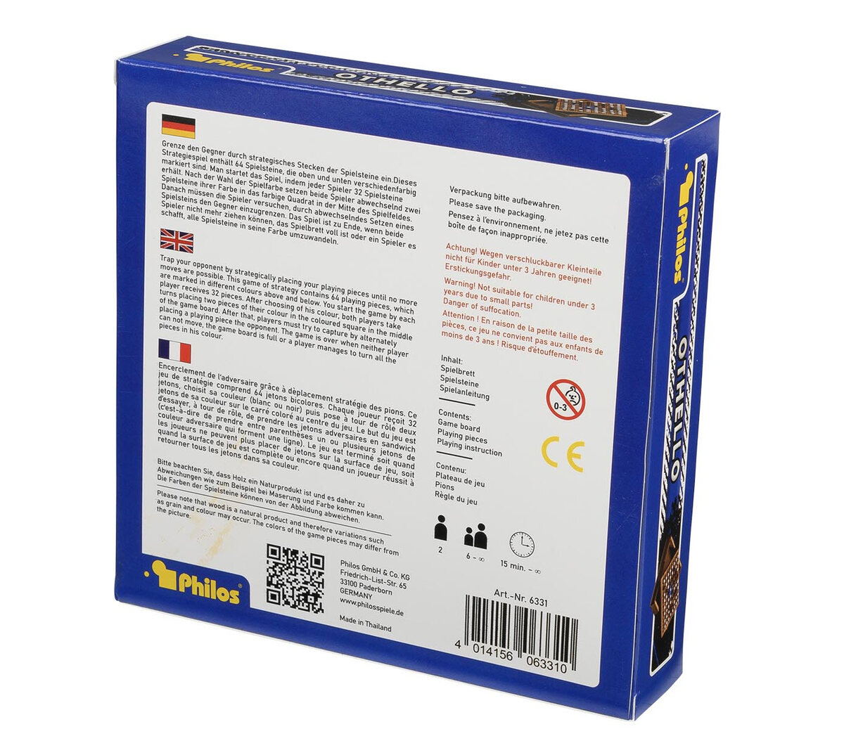 Othello - Reversi - Travel Size - Masters Traditional Games Othello - Reversi - Travel Size