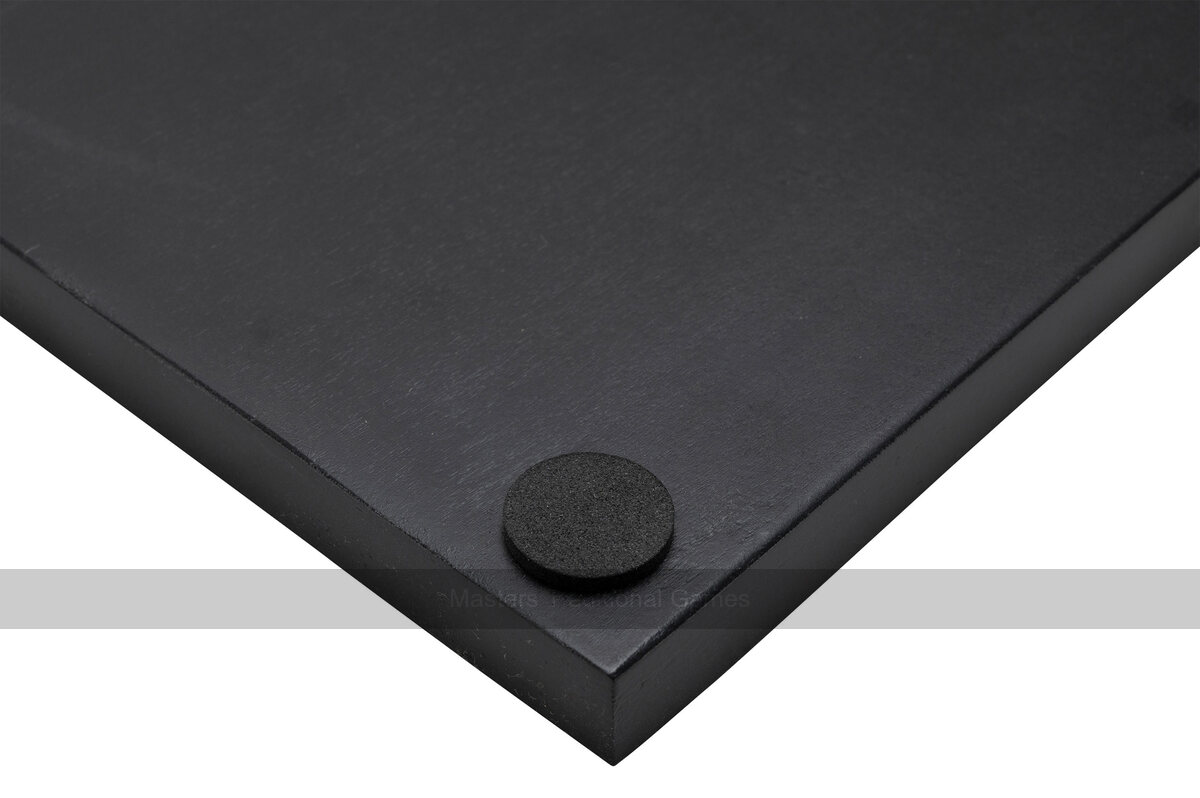 Philos Paris Black & White Maple Chessboard - Masters Traditional Games Philos Paris Black & White Maple Chessboard