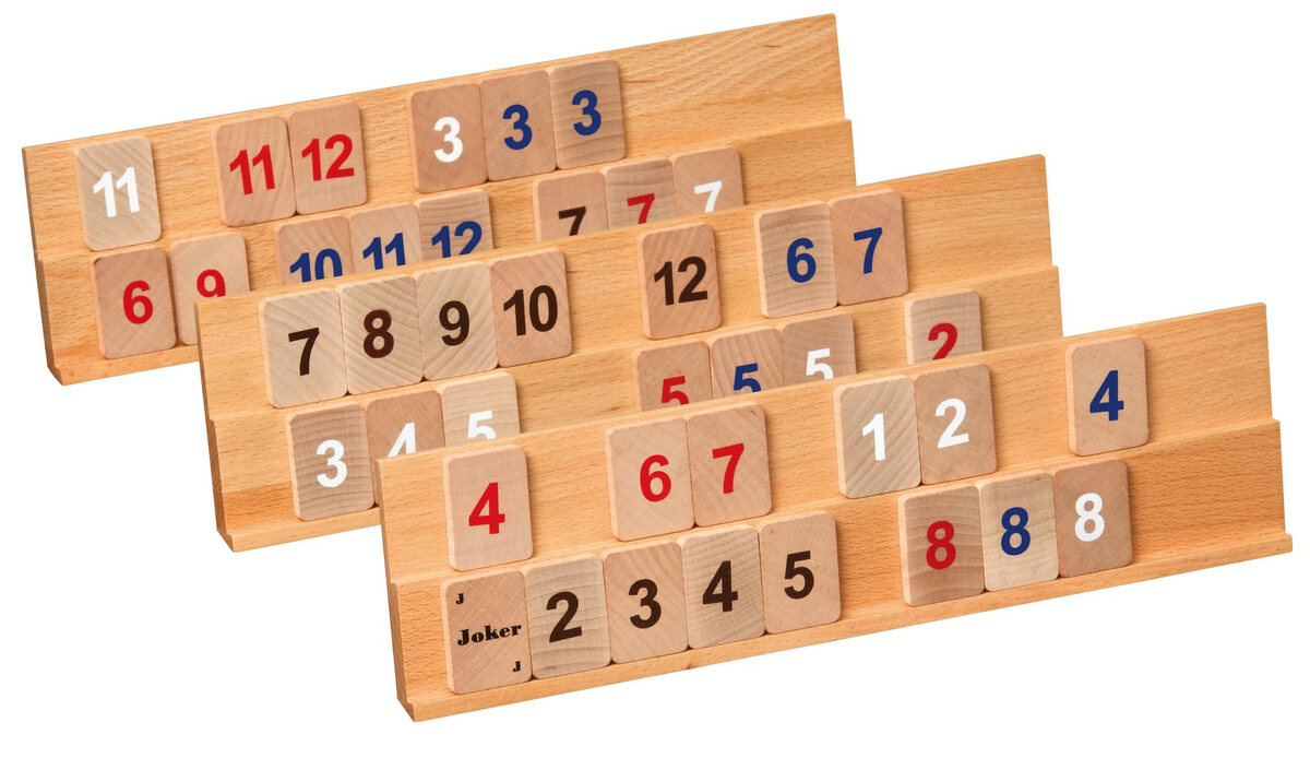 Philos Wooden Rummy Game - Masters Traditional Games Philos Wooden Rummy Game