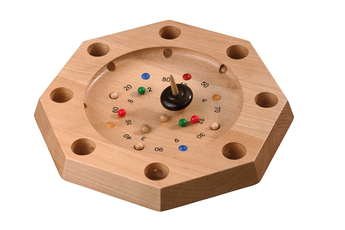 Philos Octagonal Tyrolean Roulette - Masters Traditional Games Philos Octagonal Tyrolean Roulette