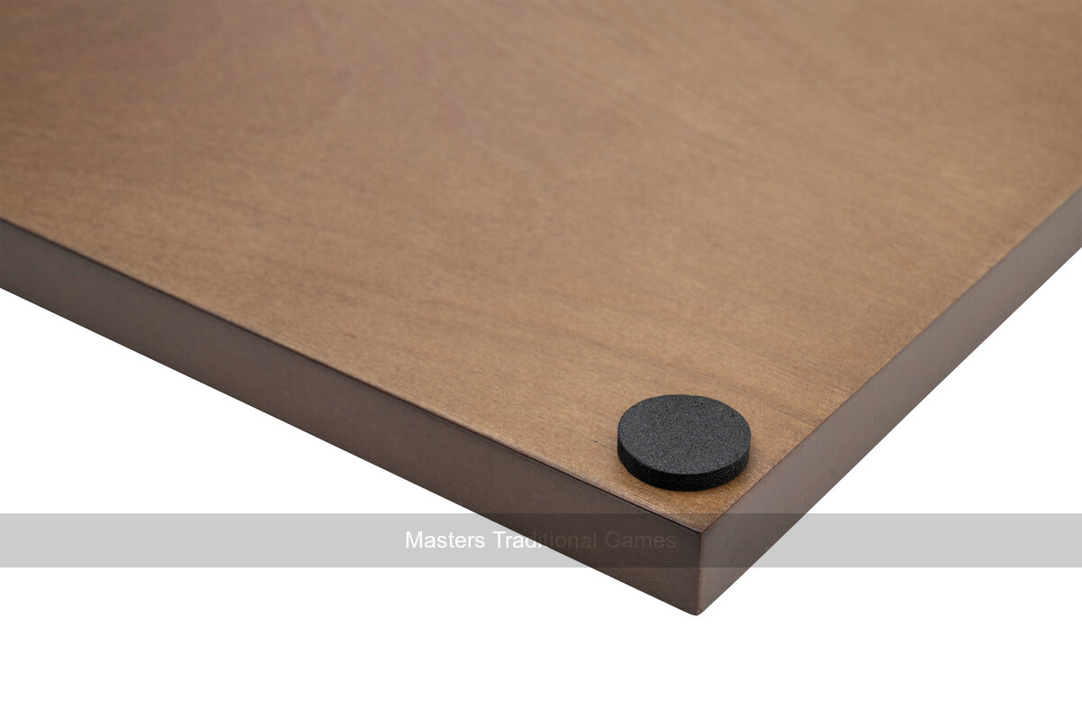 Philos Walnut and Maple Chessboard - Masters Traditional Games Philos Walnut and Maple Chessboard