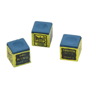 Triangle Blue Billiard Chalk – Single Cube