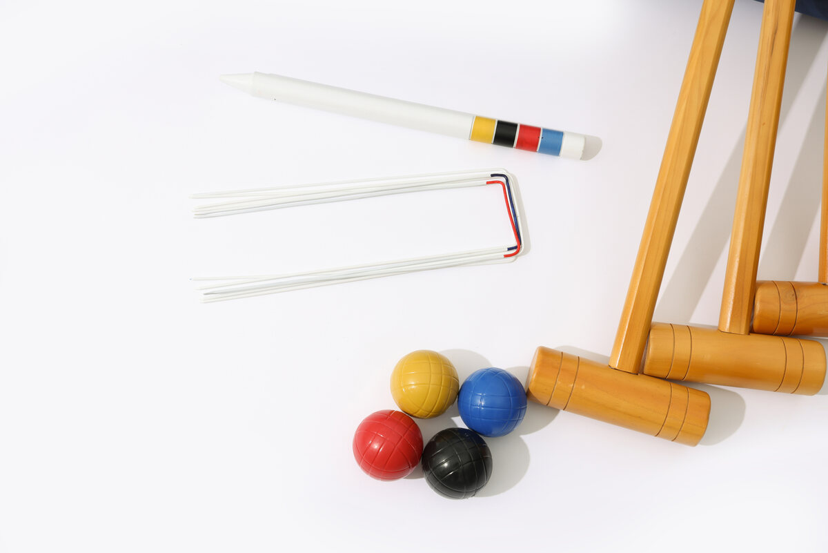 Big Game Hunters Premium Croquet Set - 4 Player - Masters Traditional Games Big Game Hunters Premium Croquet Set - 4 Player