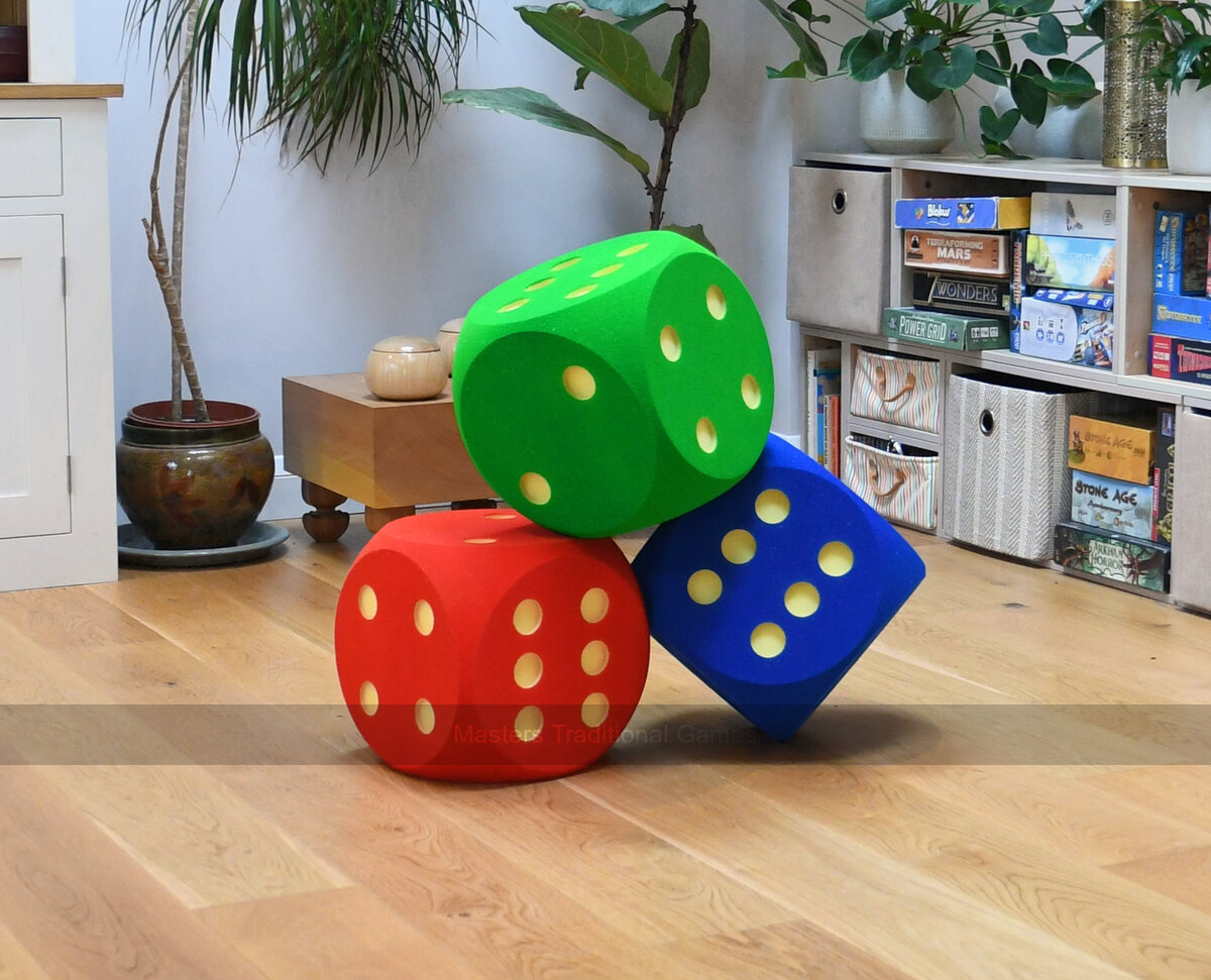 1 Giant Foam Die - 30cm - Masters Traditional Games shop 1 Giant Foam Die - 30cm