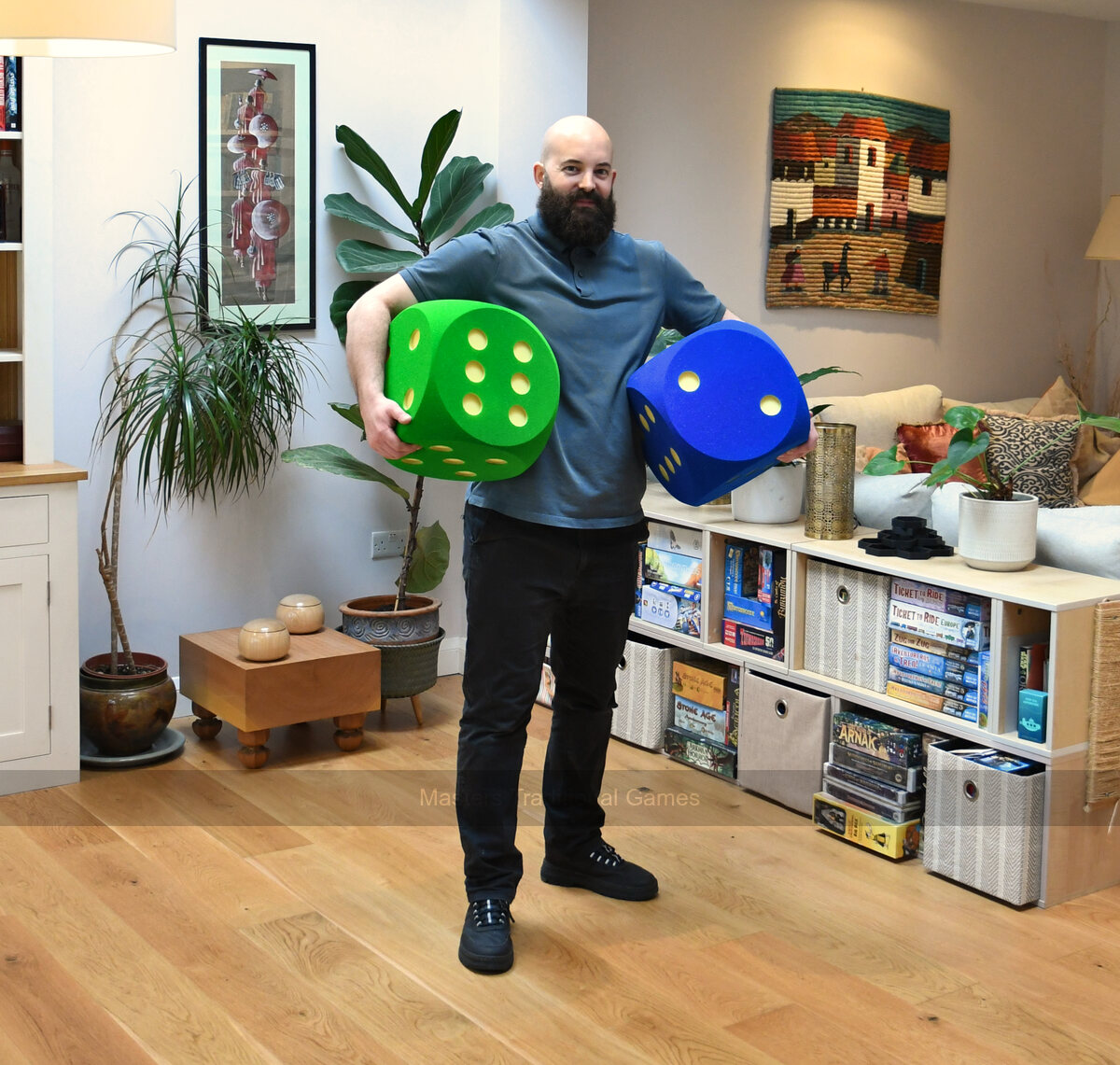 1 Giant Foam Die - 30cm - Masters Traditional Games shop 1 Giant Foam Die - 30cm