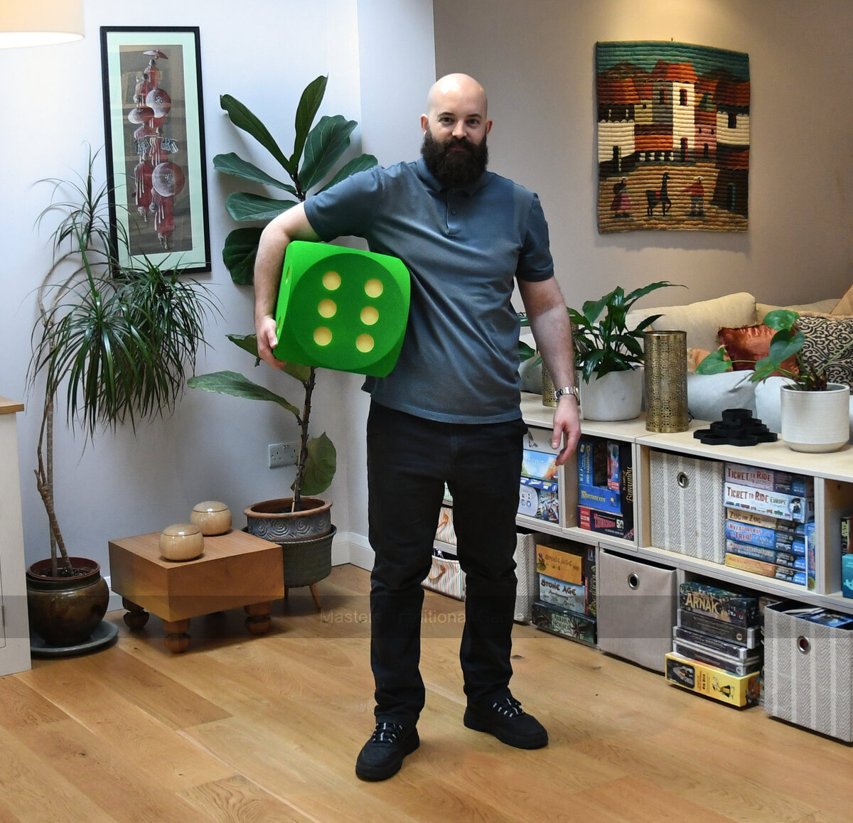 1 Giant Foam Die - 30cm - Masters Traditional Games shop 1 Giant Foam Die - 30cm